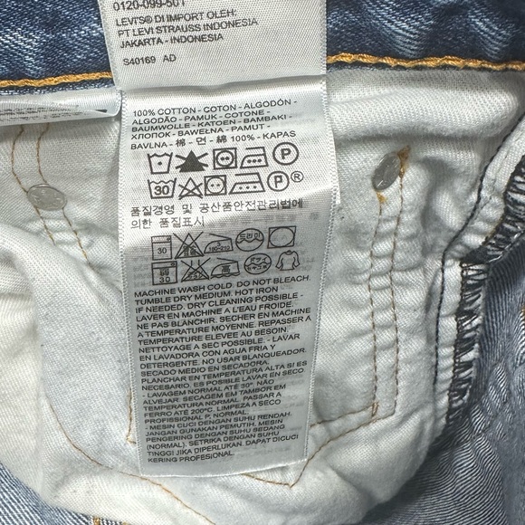 Levi’s 550 Blue Jeans Size 36/30 - Picture 7 of 9